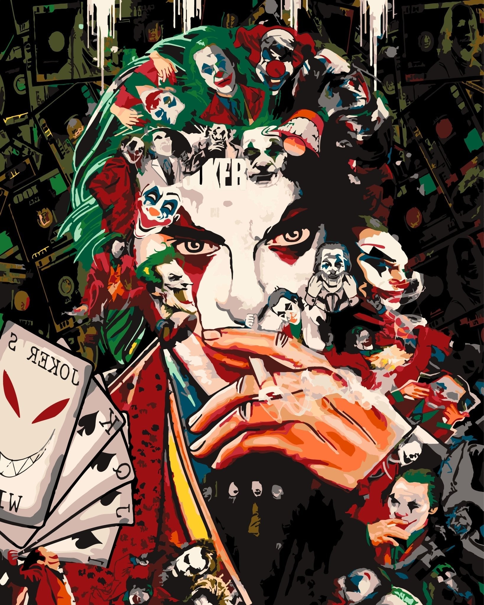 PAINT BY NUMBERS| POP ART JOKER