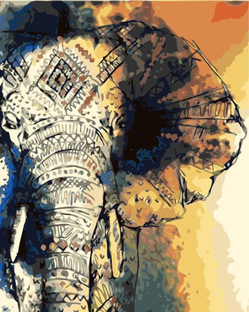 PAINT BY NUMBERS | SPIRITUAL ELEPHANT