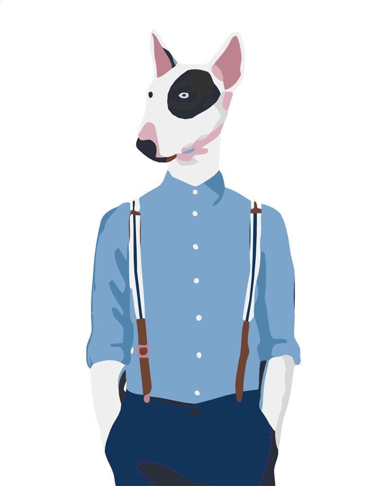 PAINT BY NUMBERS | DOG WITH SHIRT