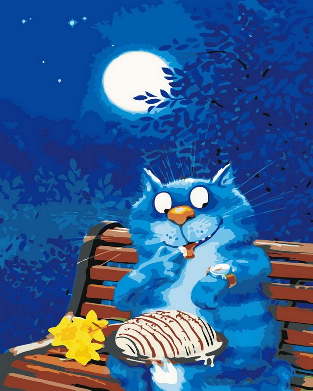 PAINT BY NUMBERS | SWEET TOOTH CAT