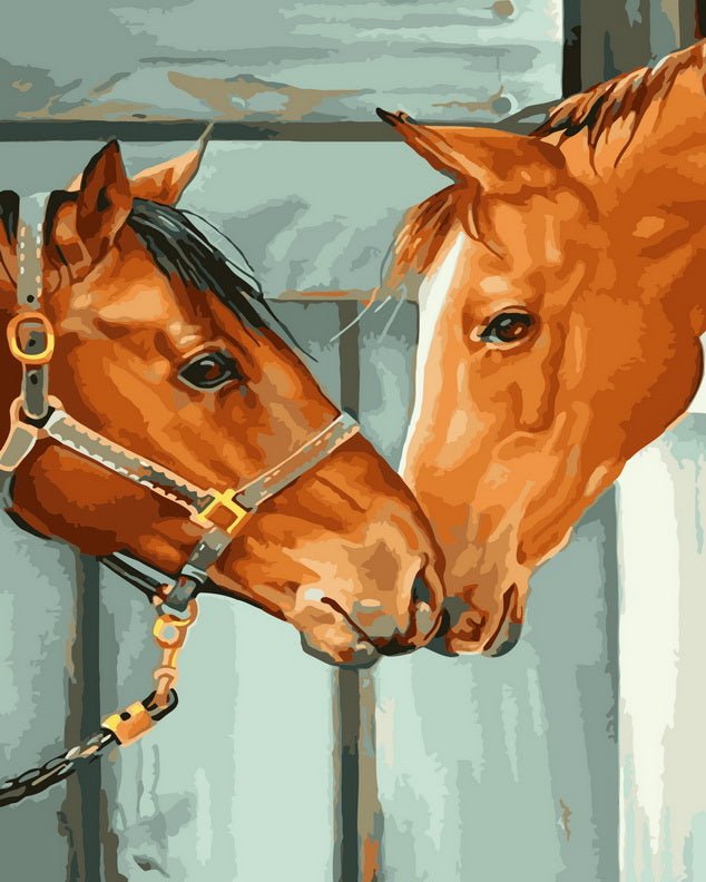 PAINT BY NUMBERS | HORSE LOVE