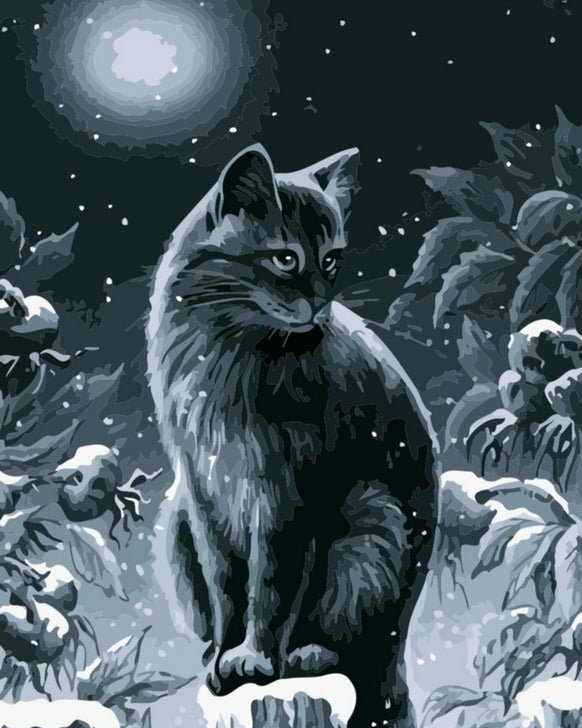 Paint by Numbers | Snow Cat