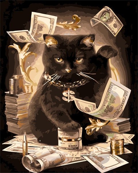 PAINT BY NUMBERS | MONEY CAT