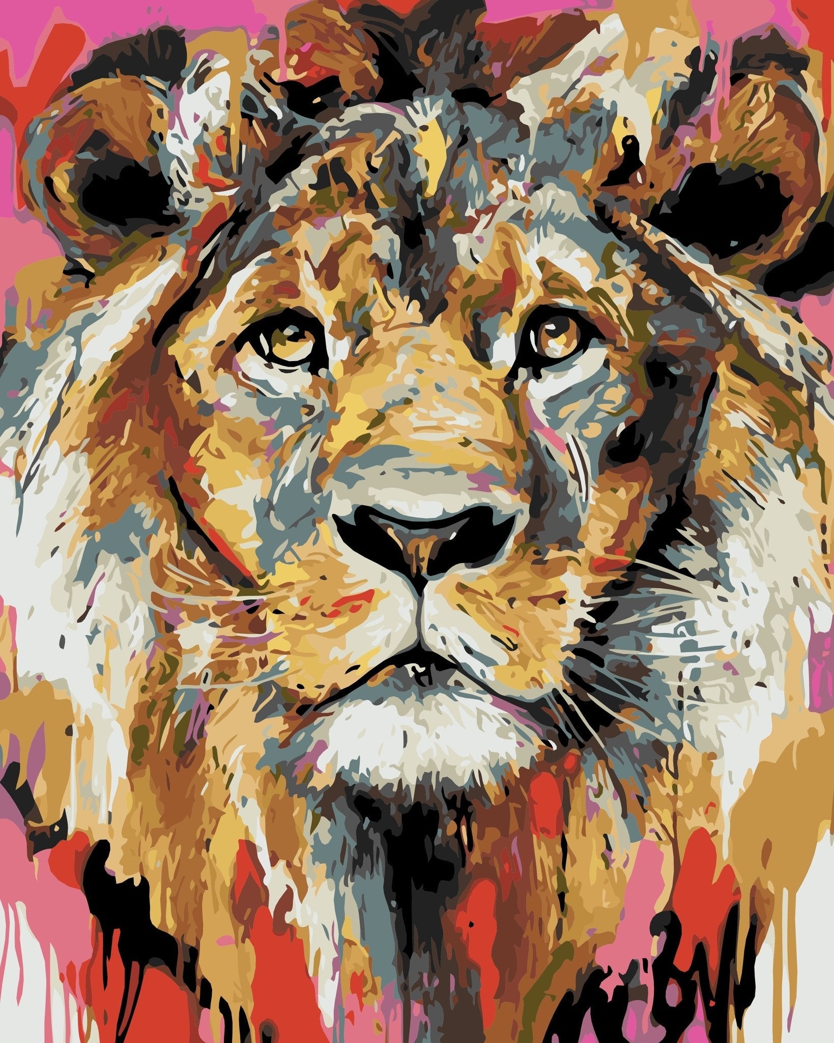PAINT BY NUMBERS | PINK LION