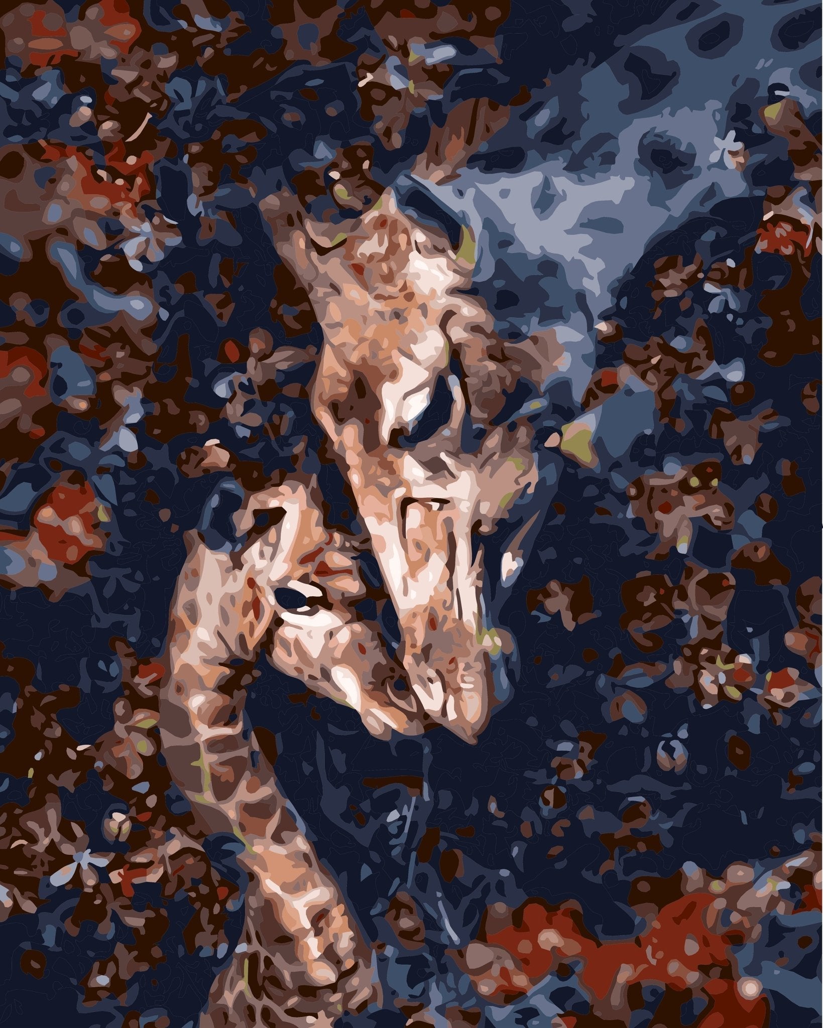 PAINT BY NUMBERS | GIRAFFE MOTHER & CALF