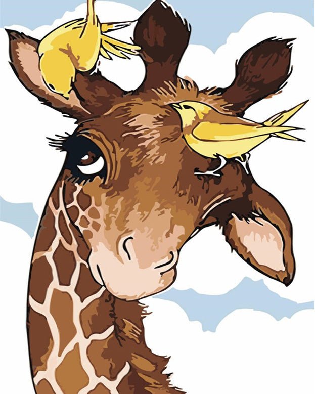 PAINT BY NUMBERS | LITTLE GIRAFFE