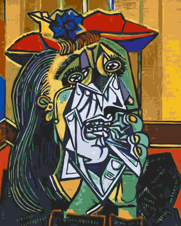 PAINT BY NUMBERS | PICASSO WEEPING WOMAN