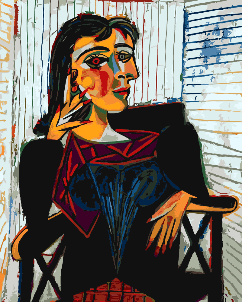 PAINT BY NUMBERS | PICASSO DORA MAAR