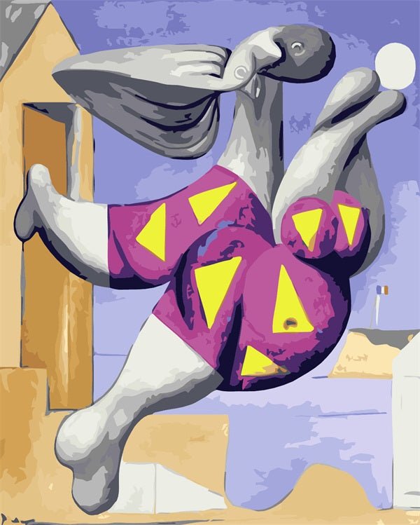 PAINT BY NUMBERS | PICASSO BATHER WITH BEACH BALL