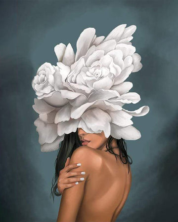 PAINT BY NUMBERS | FLOWERGIRL WHITE