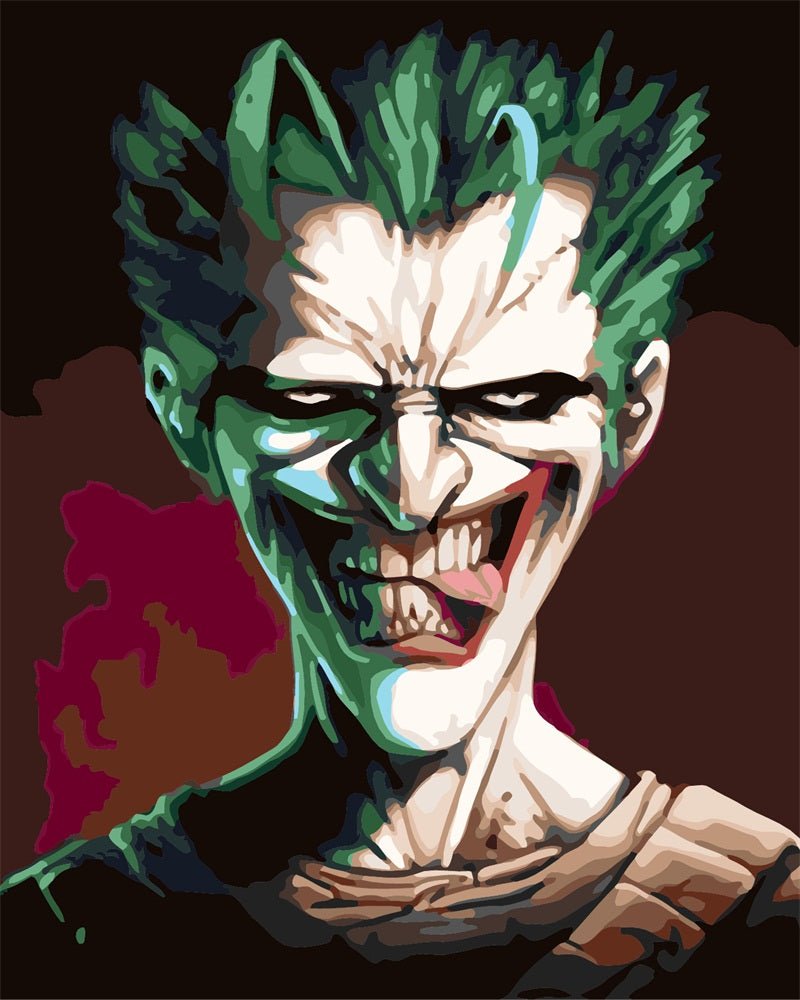 PAINT BY NUMBERS | JOKER CARICATURE
