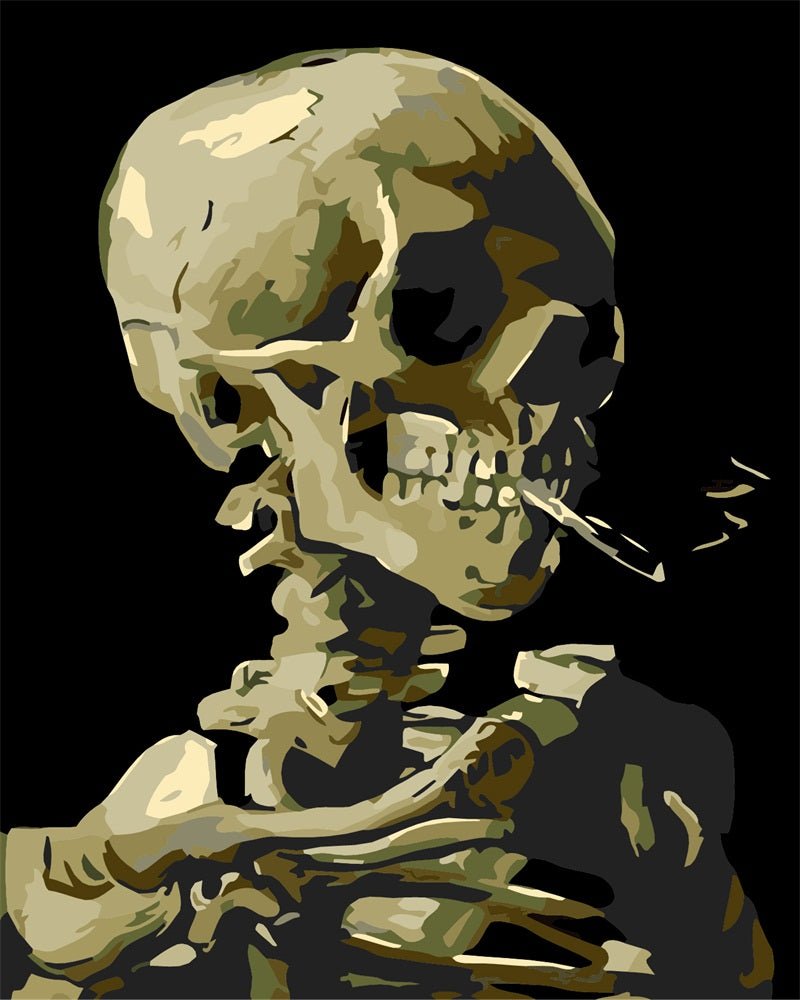 Paint by Numbers | Skull Portrait