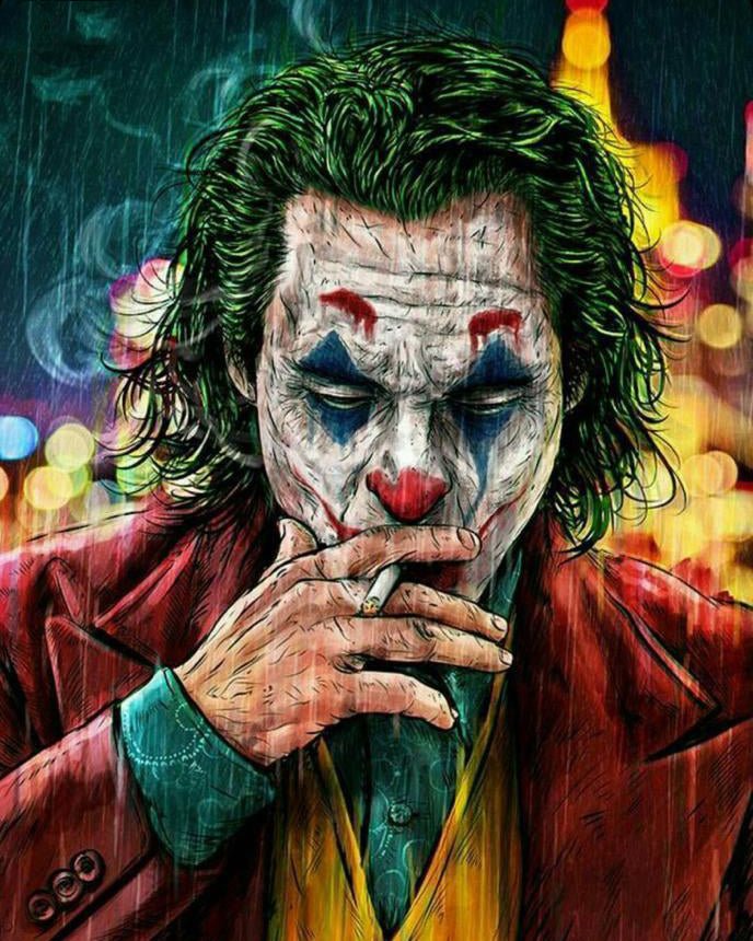 PAINT BY NUMBERS | COLORFUL JOKER