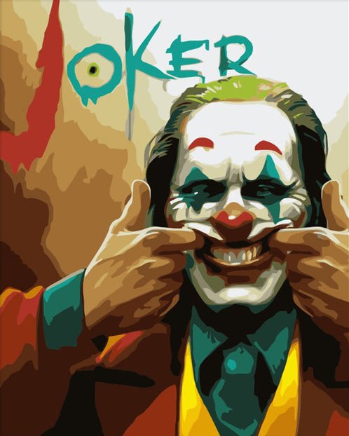 PAINT BY NUMBERS | JOKER GRIMACE