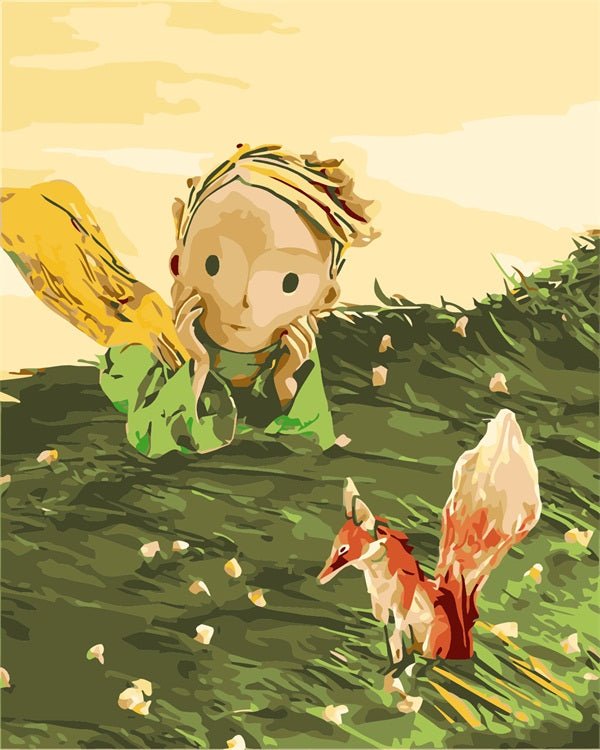 PAINT BY NUMBERS | LITTLE PRINCE WITH SQUIRREL