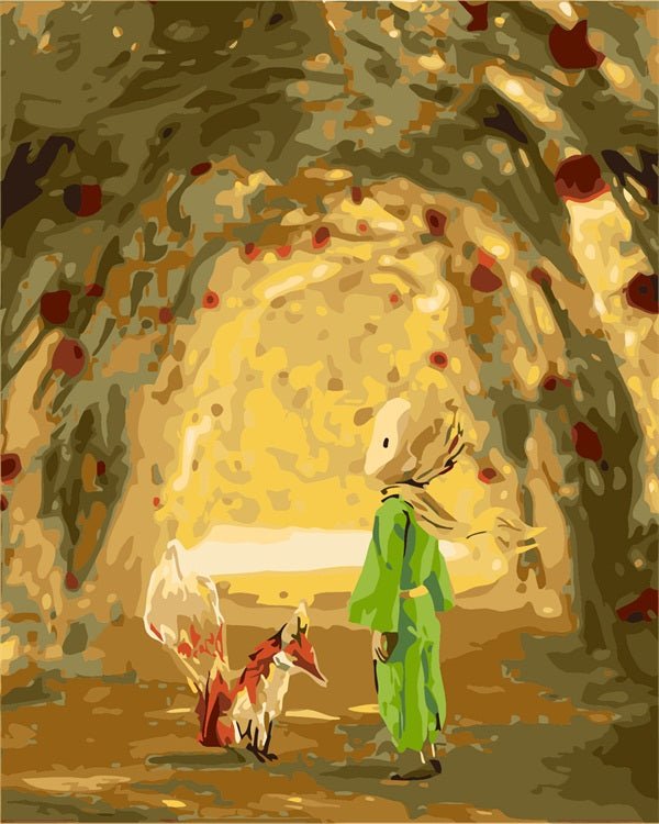PAINT BY NUMBERS | LITTLE PRINCE UNDER TREES