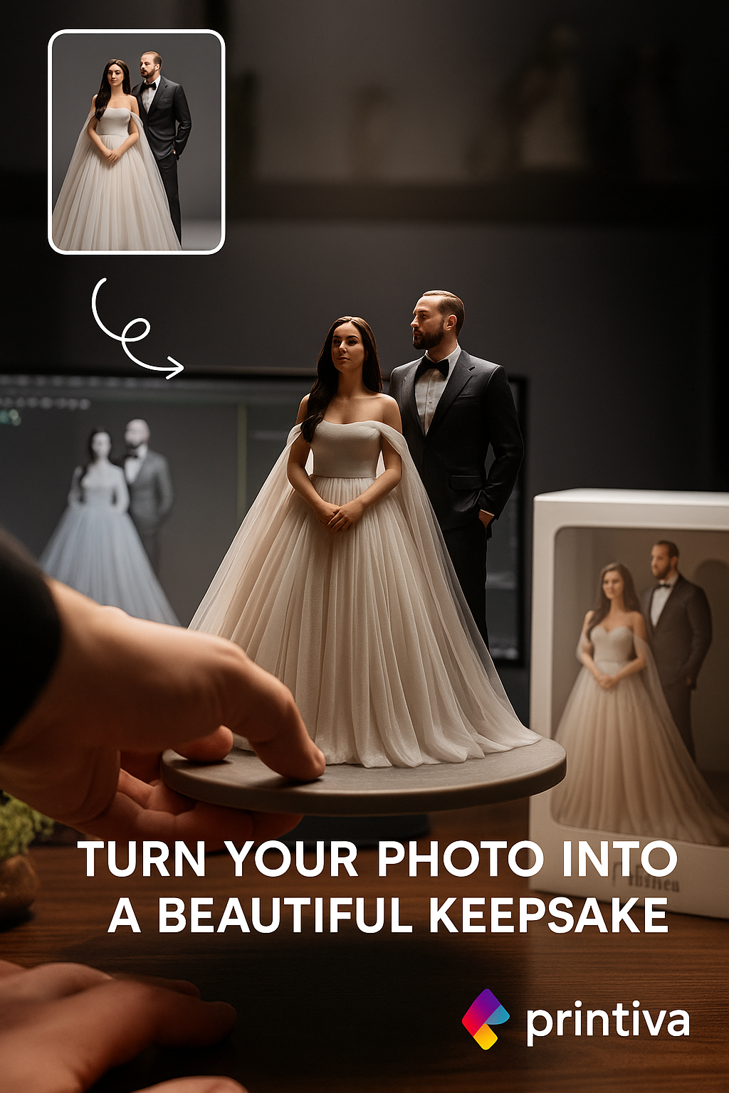 Custom 3D Photo Figurine