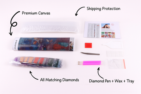 DIAMOND PAINTING | FIRE LION
