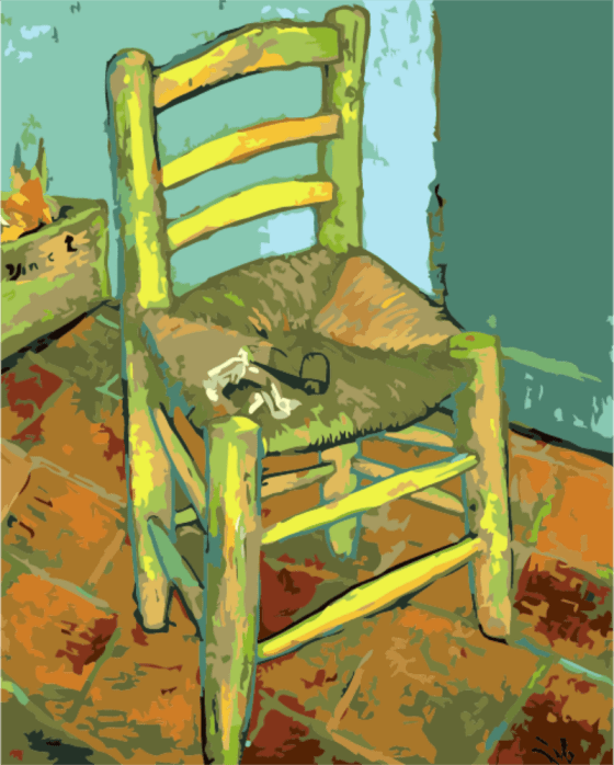 Paint by Numbers | Van Gogh Chair with Pipe