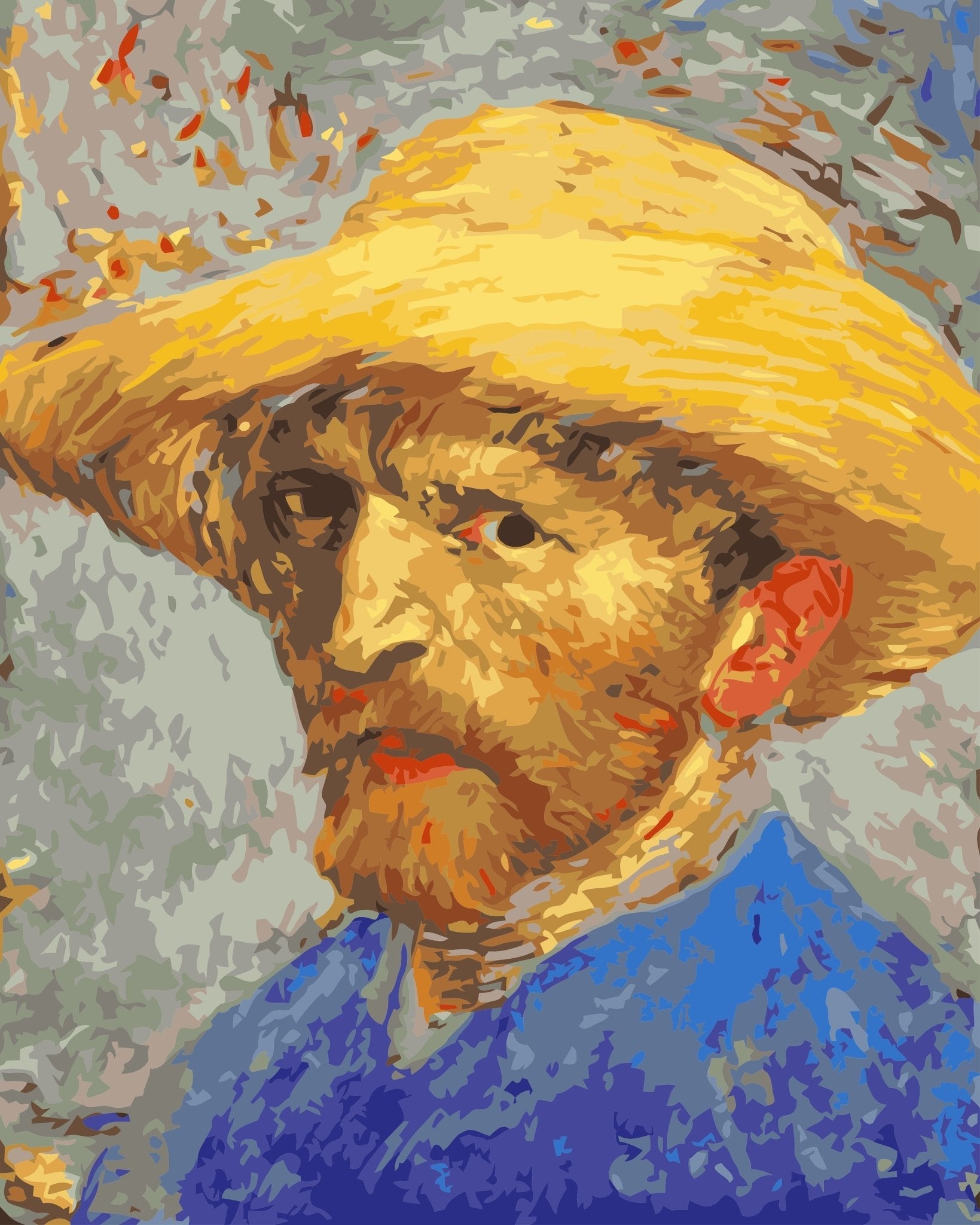 Paint by Numbers | Van Gogh Self-Portrait