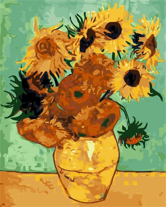 Paint by Numbers | Van Gogh Sunflowers