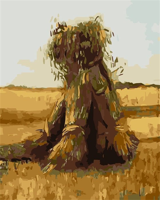 Paint by Numbers | Van Gogh Wheat Stacks in the Field