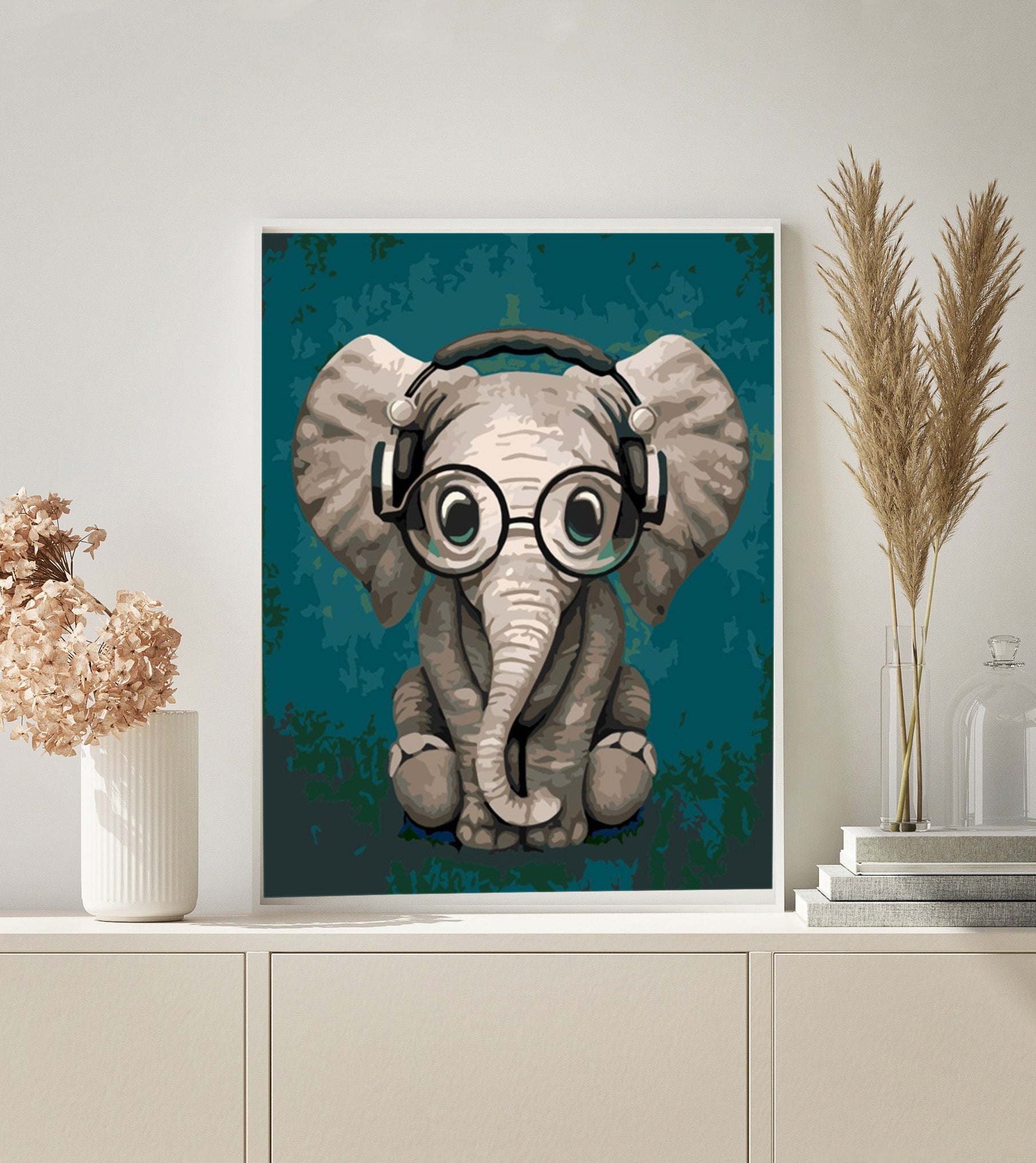 PAINT BY NUMBERS | BABY ELEPHANT