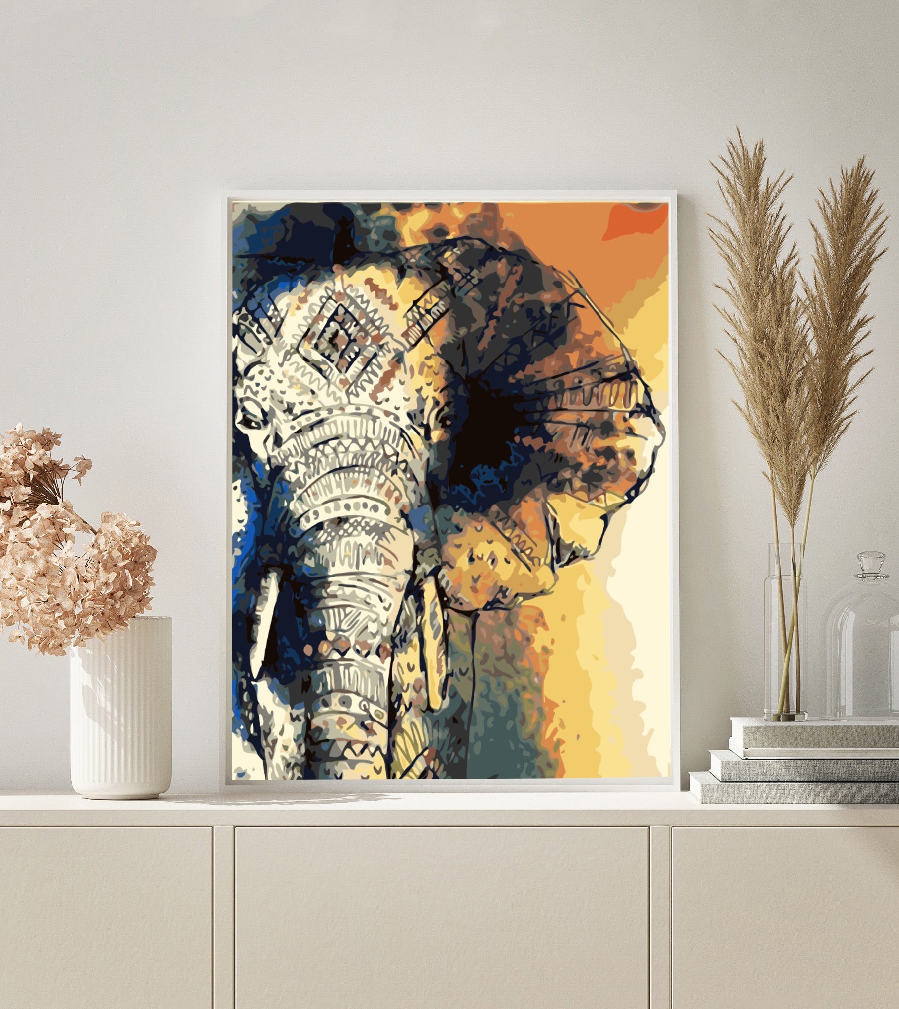 PAINT BY NUMBERS | SPIRITUAL ELEPHANT