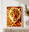DIAMOND PAINTING | FIRE LEOPARD