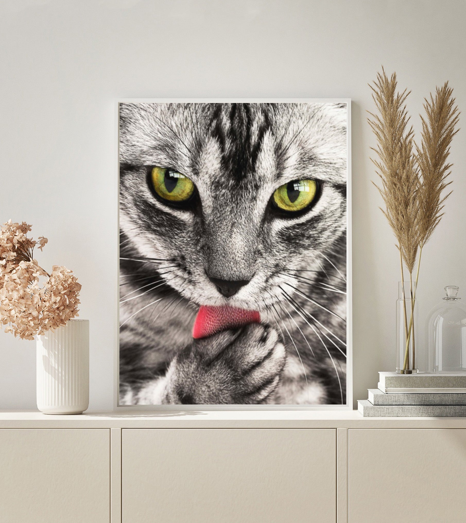 PAINT BY NUMBERS | GRAY CAT