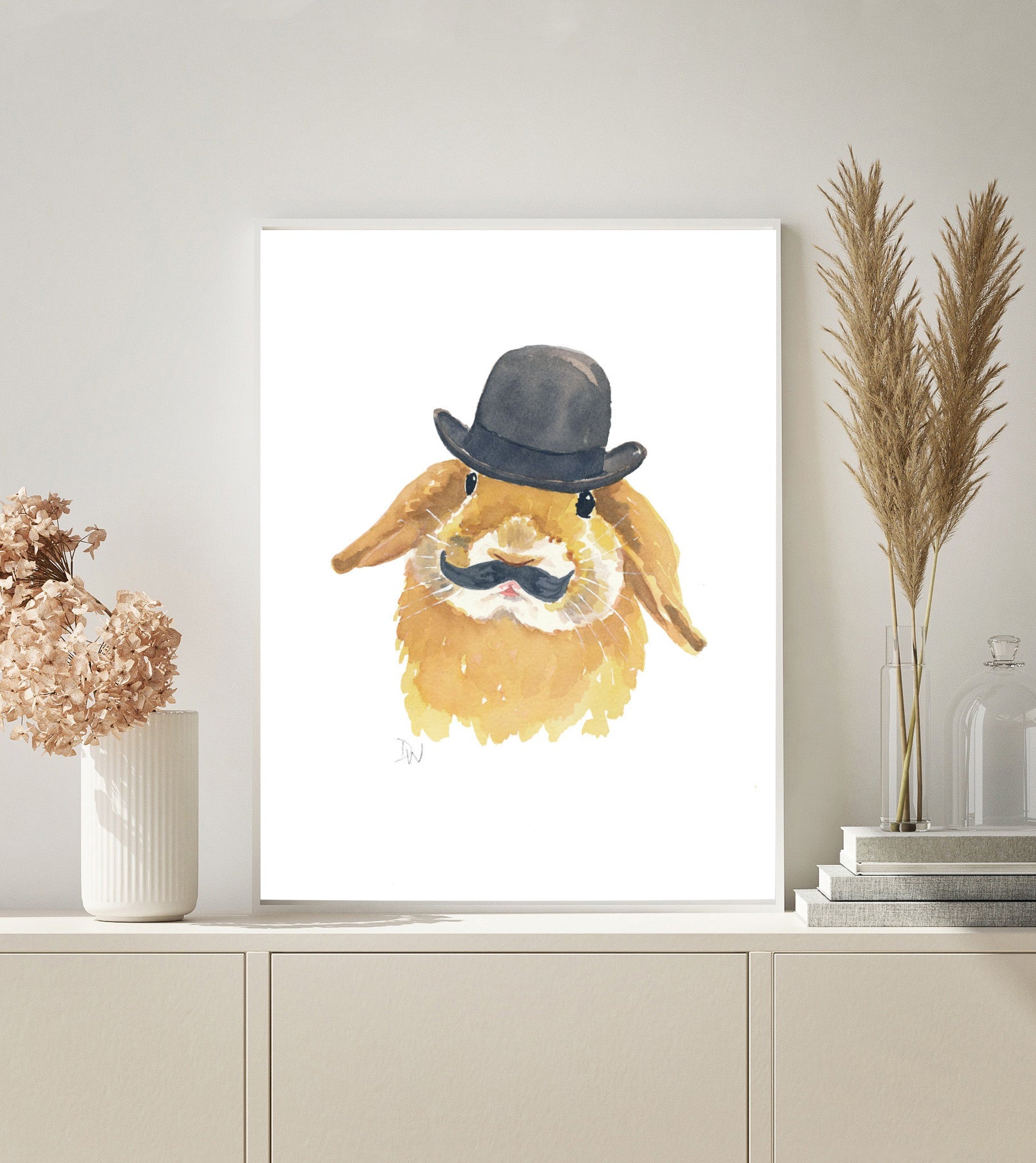 PAINT BY NUMBERS | RABBIT WITH HAT