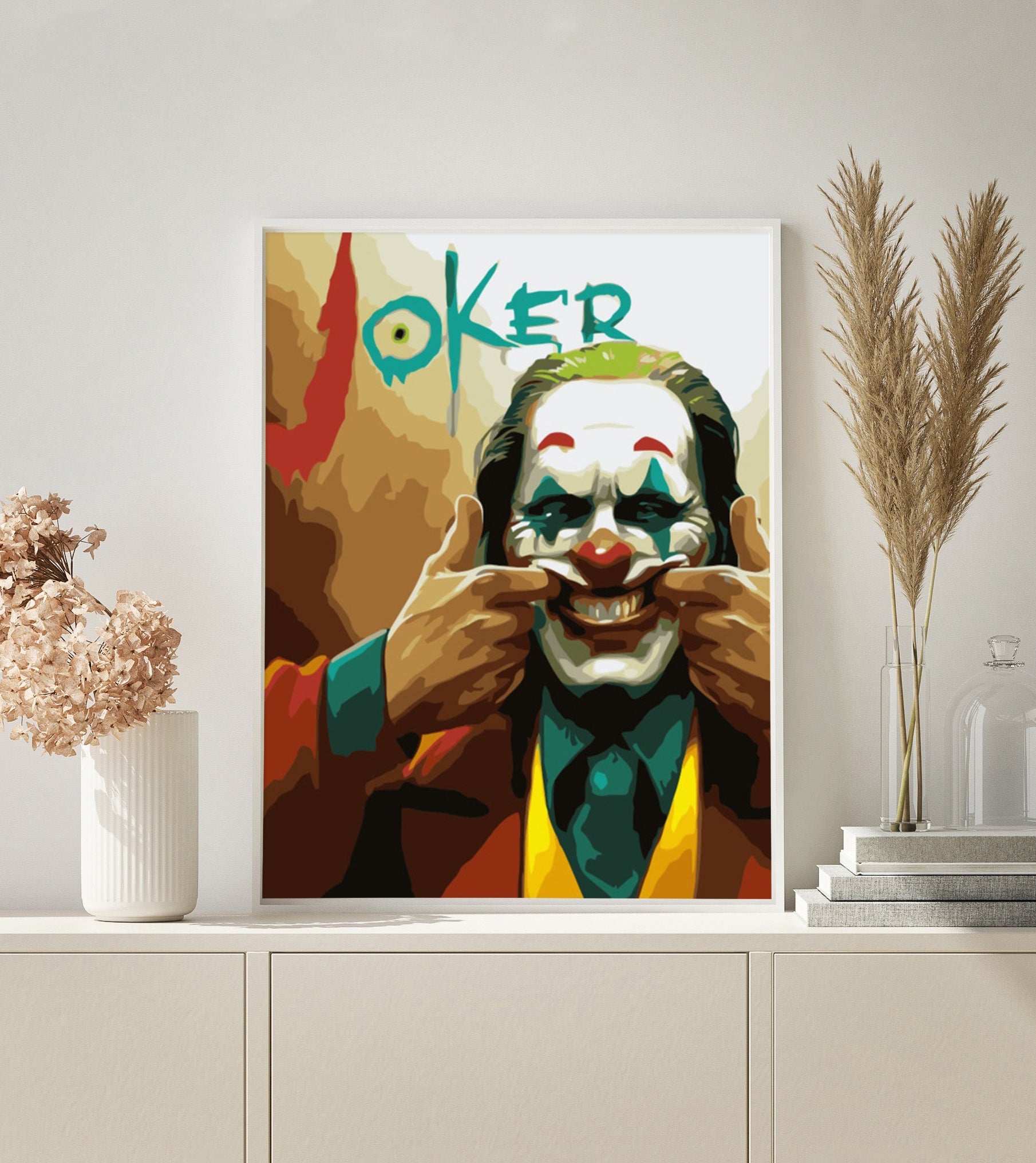 PAINT BY NUMBERS | JOKER GRIMACE