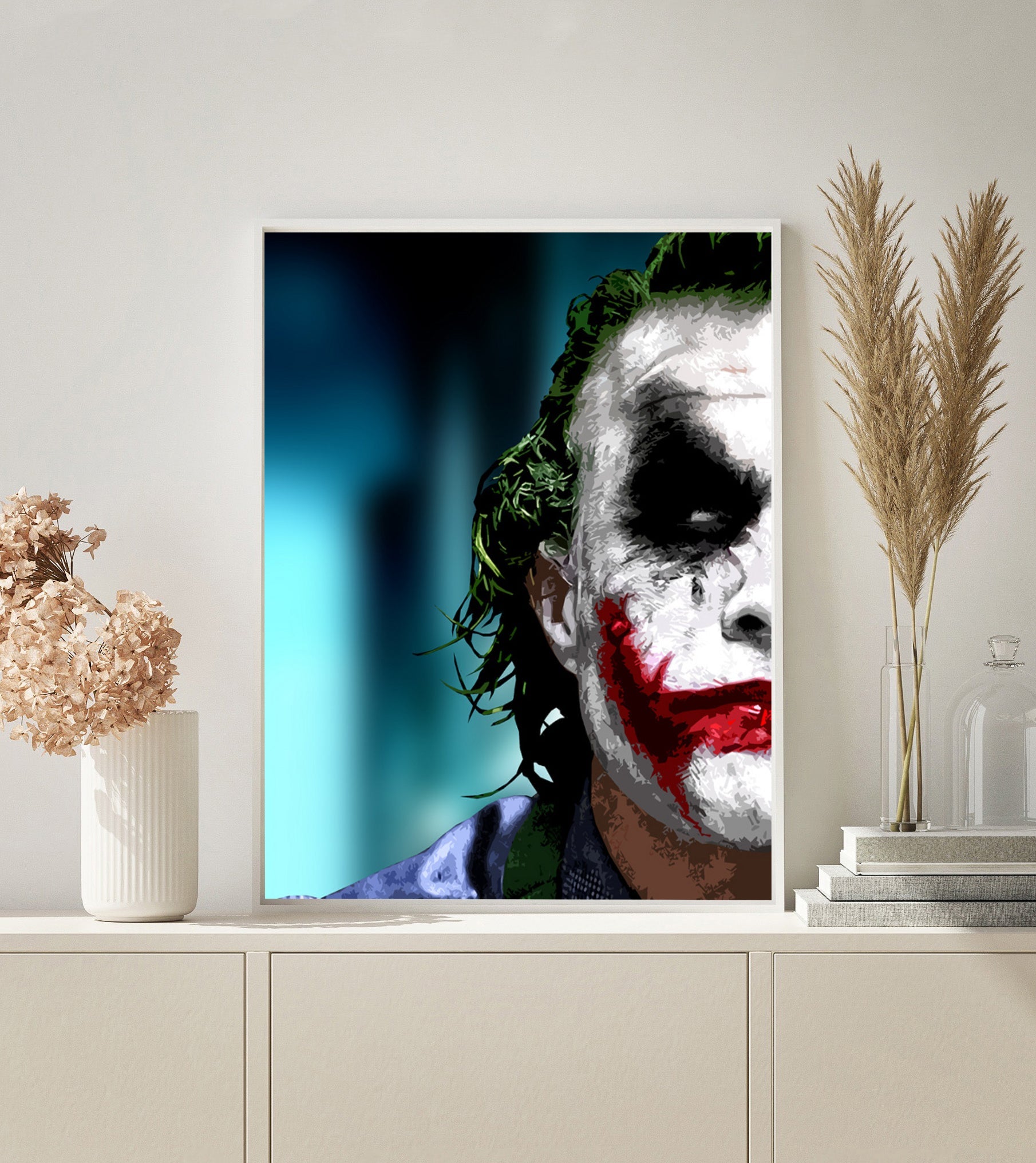 PAINT BY NUMBERS | JOKER HALF FACE