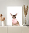 PAINT BY NUMBERS | KANGAROO WITH BUBBLE GUM