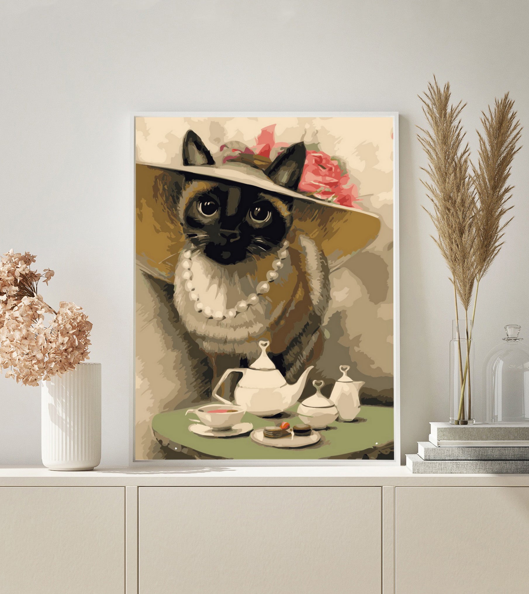 PAINT BY NUMBERS | CAT WITH HAT