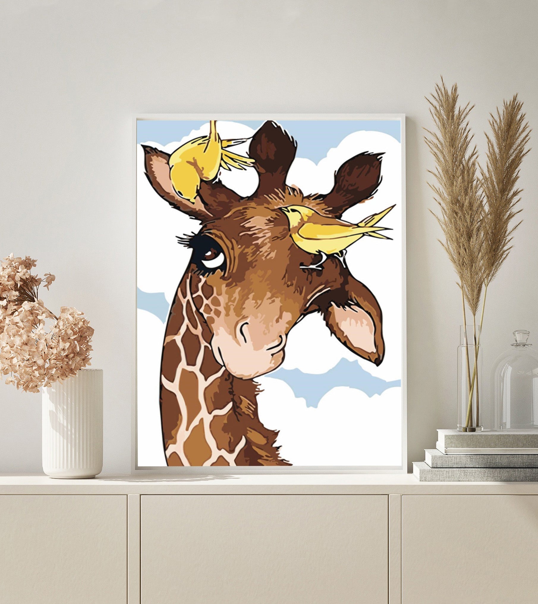 PAINT BY NUMBERS | LITTLE GIRAFFE