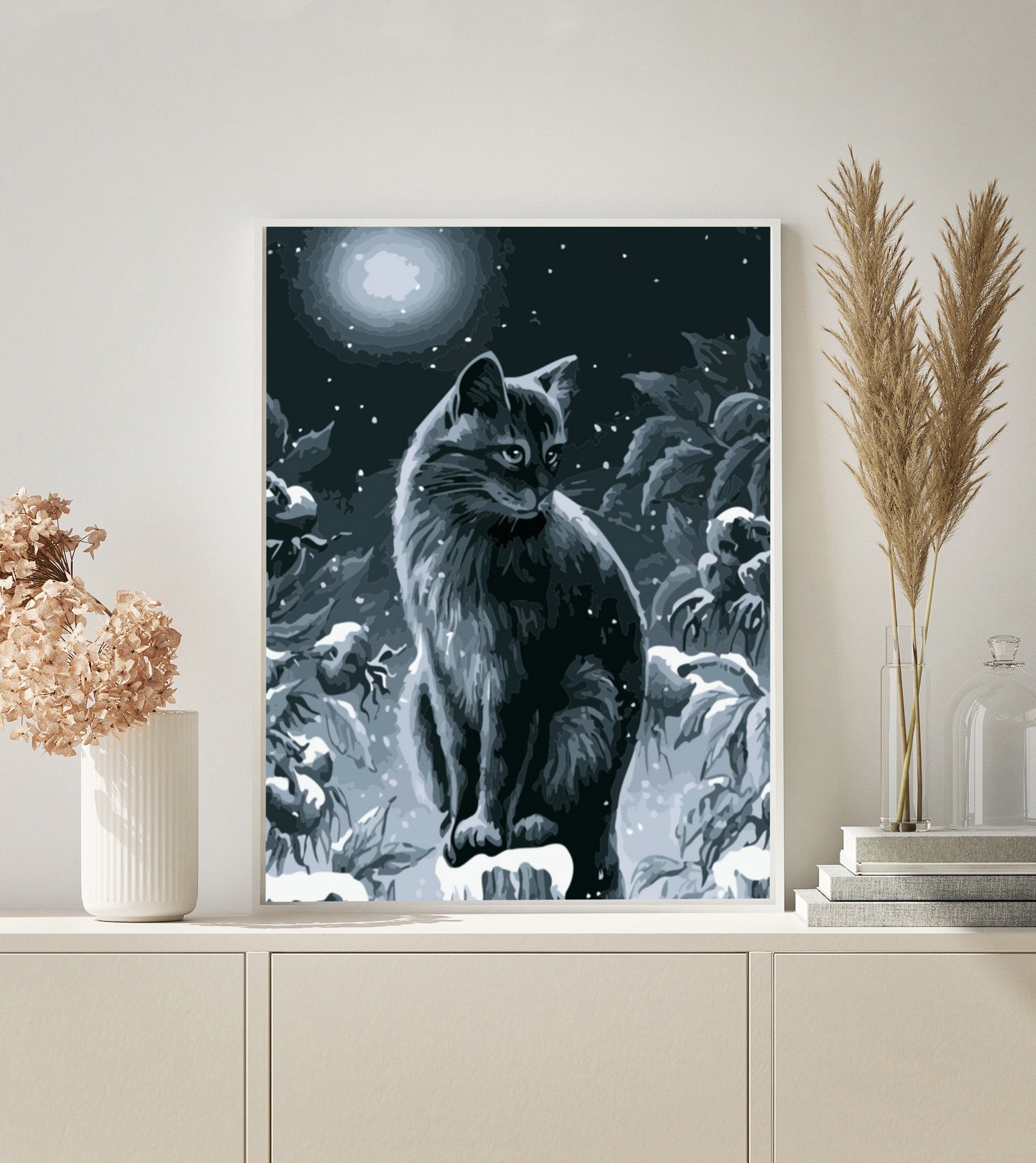 Paint by Numbers | Snow Cat