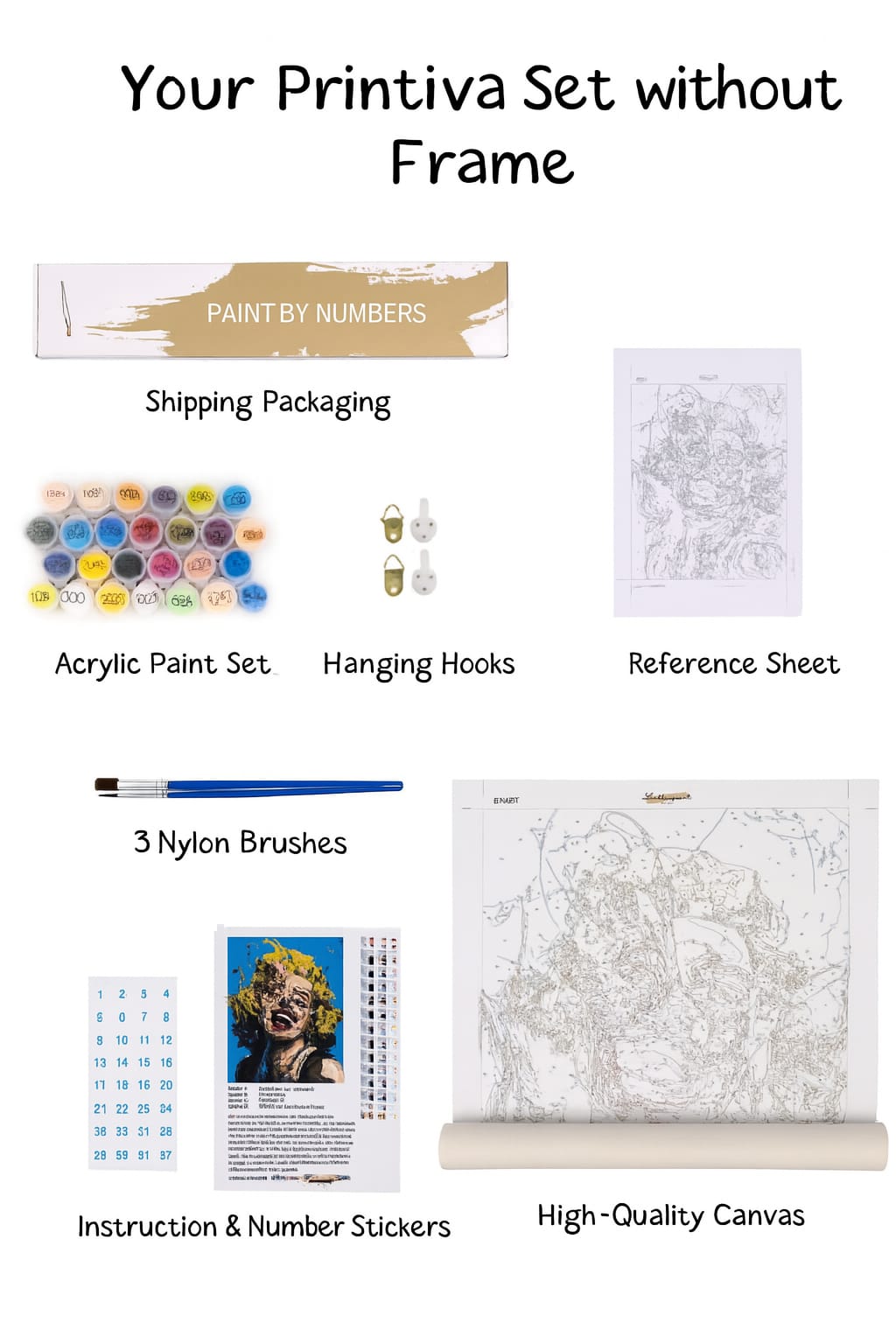 PAINT BY NUMBERS | ABSTRACT MONROE