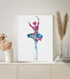PAINT BY NUMBERS | COLORFUL BALLERINA