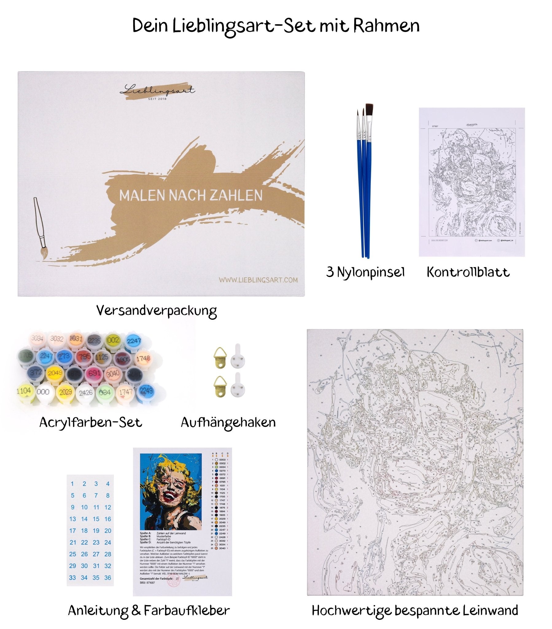 PAINT BY NUMBERS | PICASSO WOMAN WITH HAT AND FUR COLLAR