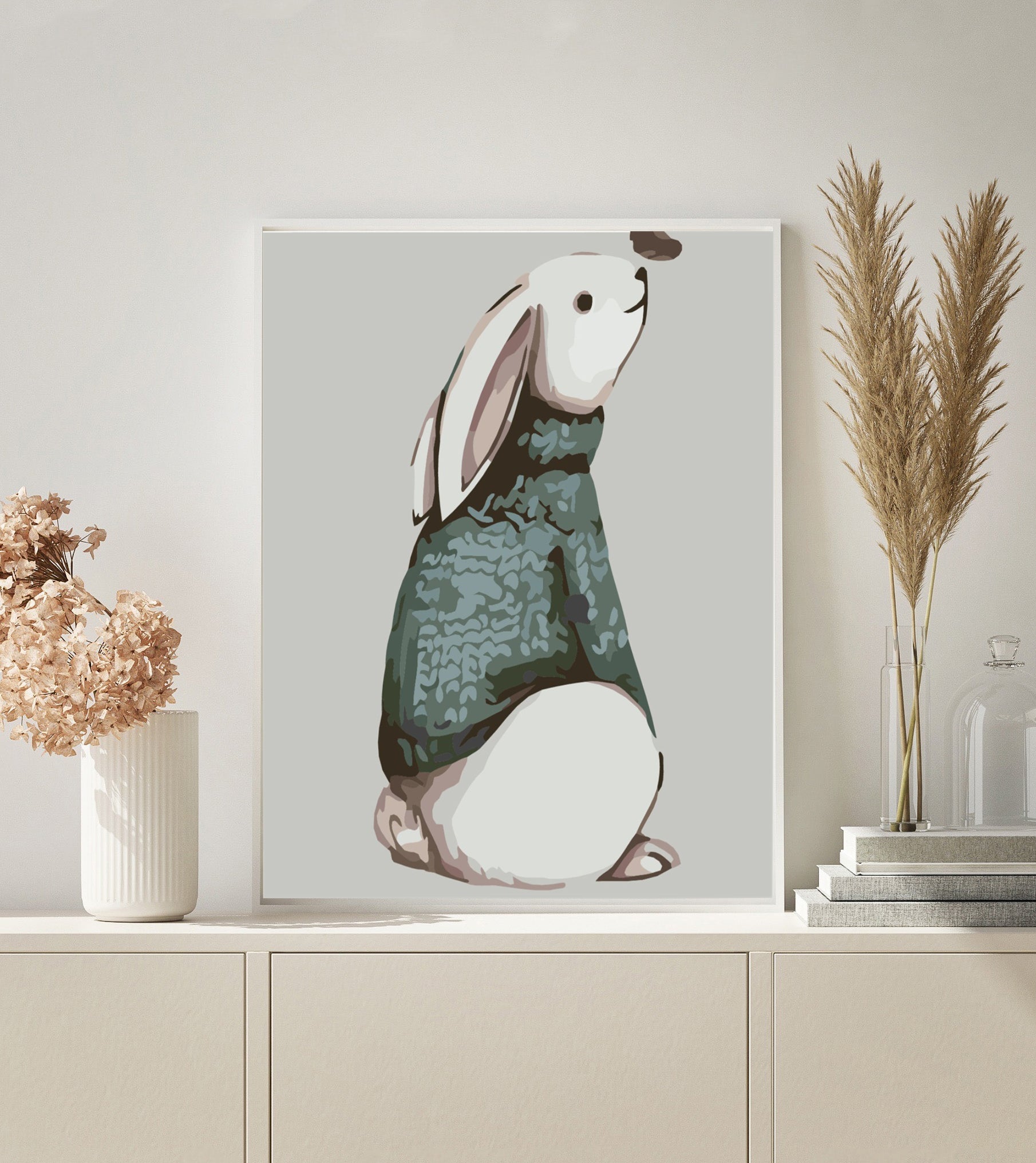 PAINT BY NUMBERS | CARTOON RABBIT