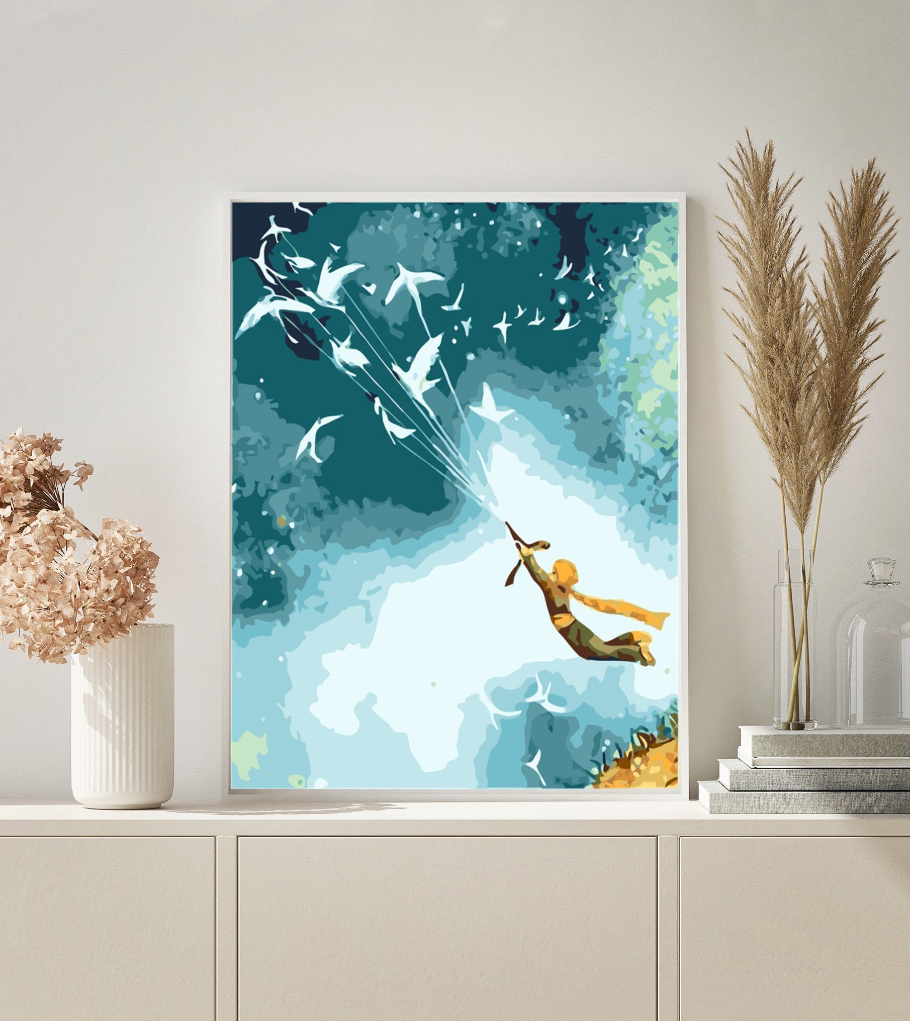 PAINT BY NUMBERS | LITTLE PRINCE FLYING
