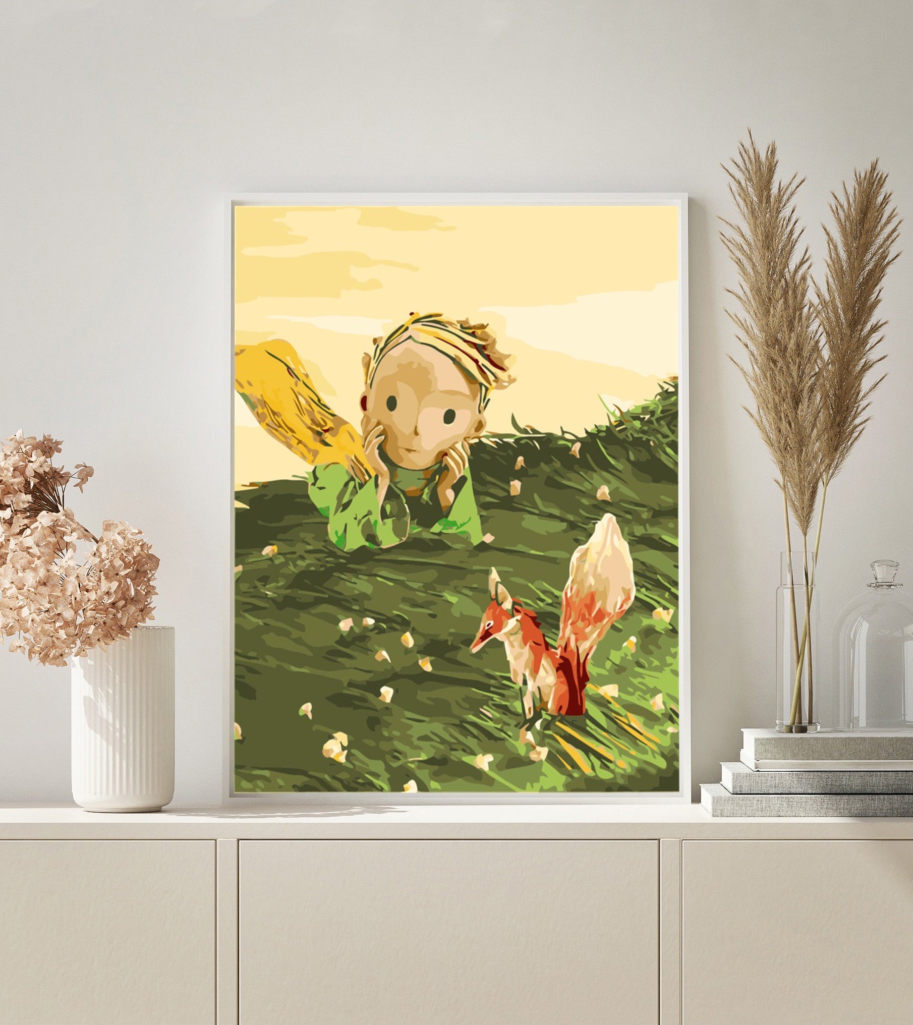 PAINT BY NUMBERS | LITTLE PRINCE WITH SQUIRREL