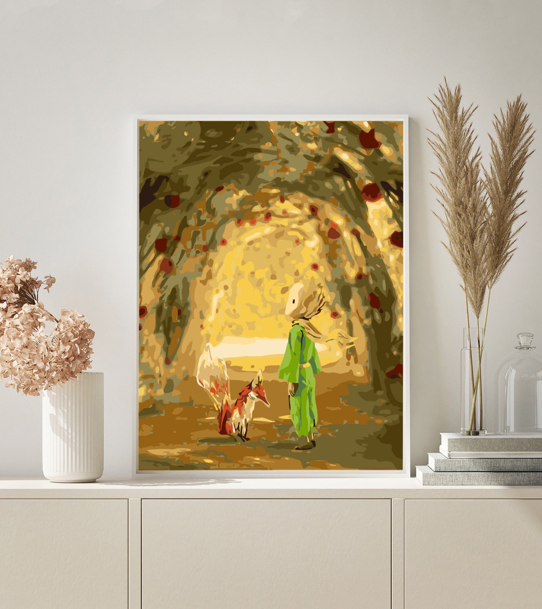 PAINT BY NUMBERS | LITTLE PRINCE UNDER TREES