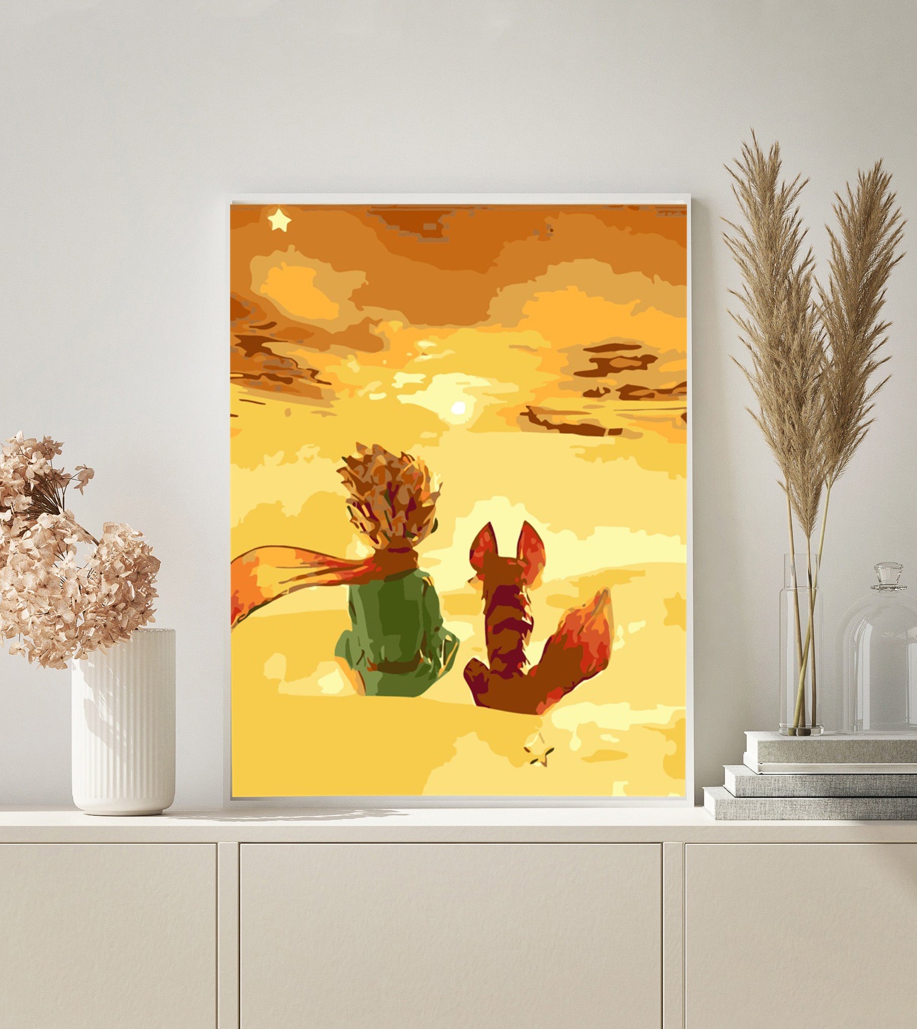 PAINT BY NUMBERS | LITTLE PRINCE CLOUDS