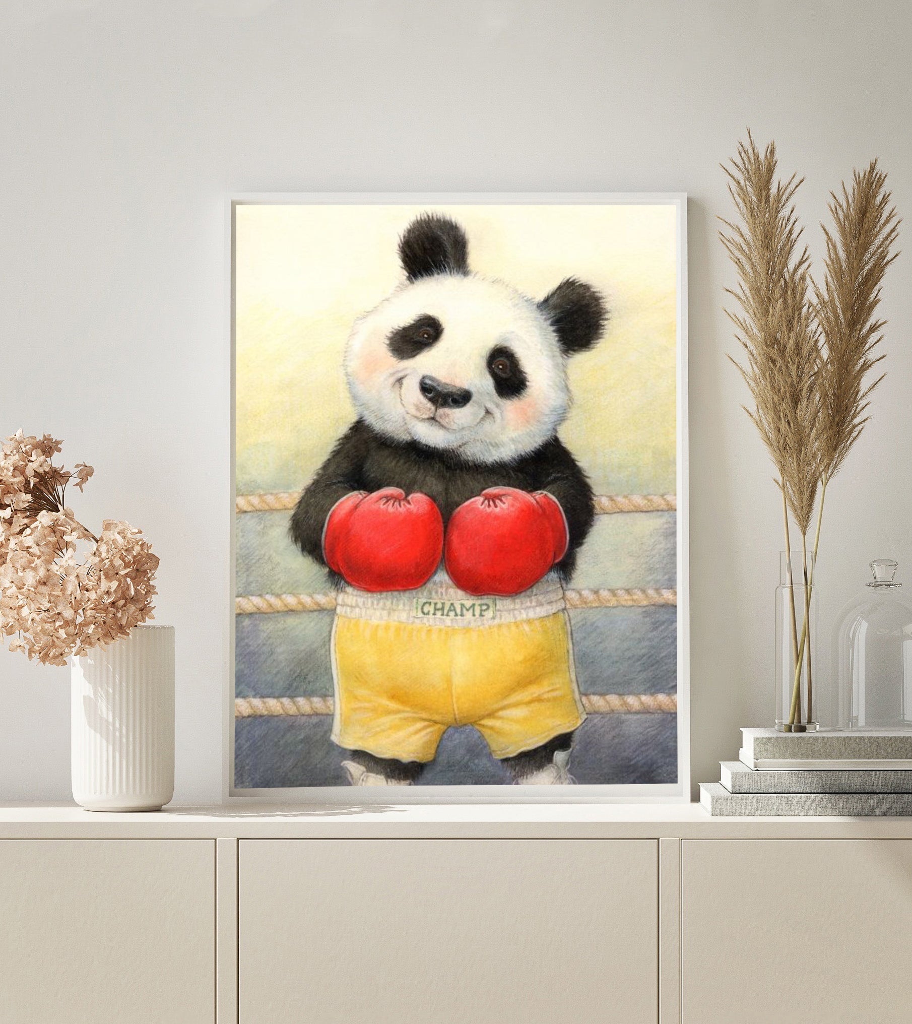 PAINT BY NUMBERS | PANDA BOXING CHAMP