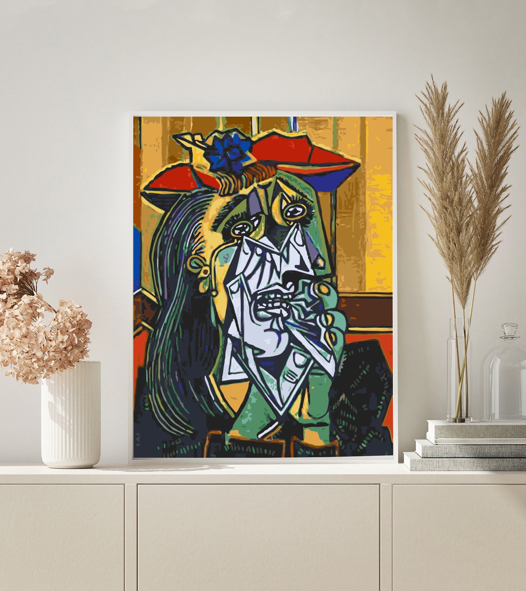 PAINT BY NUMBERS | PICASSO WEEPING WOMAN