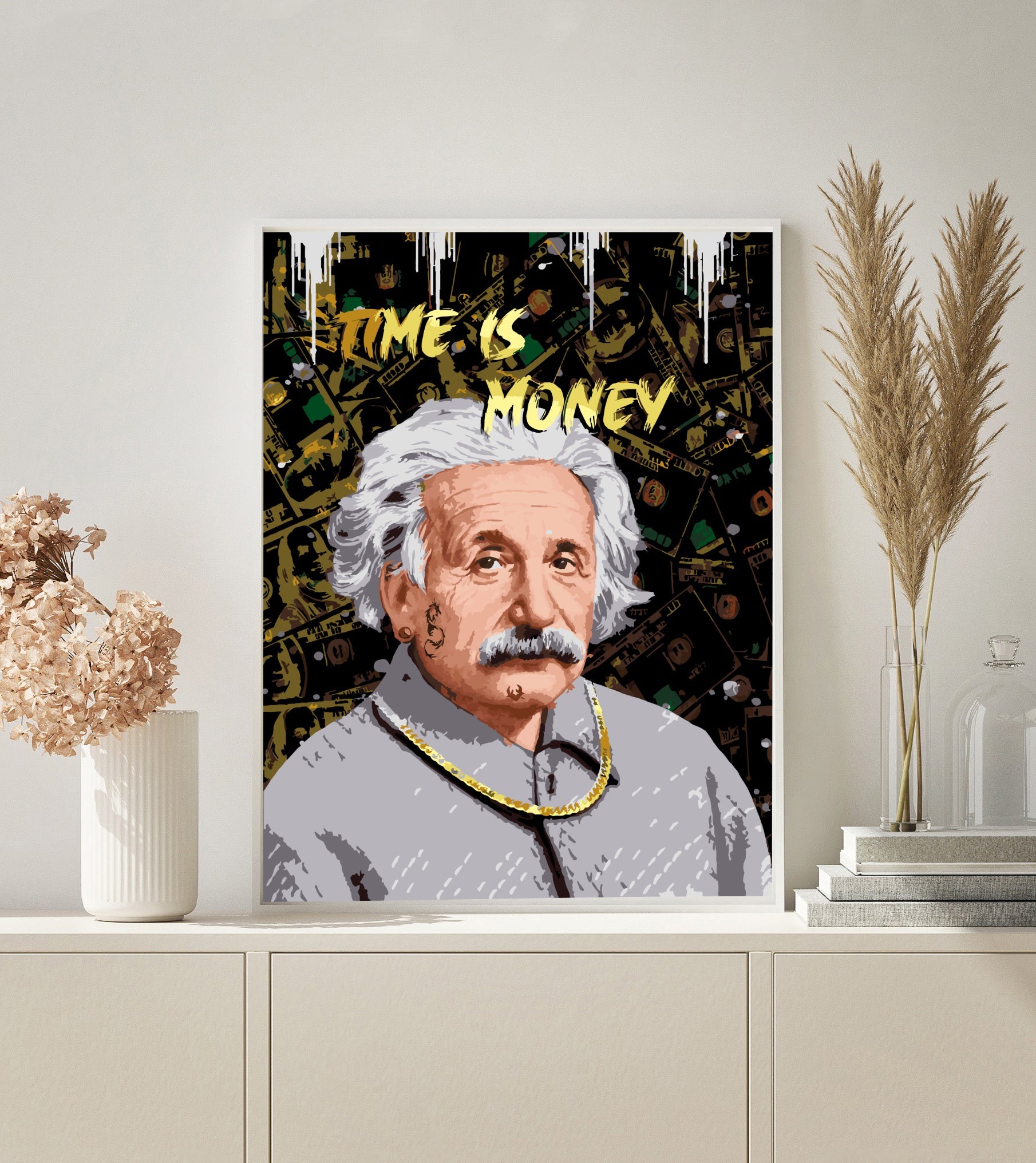 PAINT BY NUMBERS | POP ART EINSTEIN