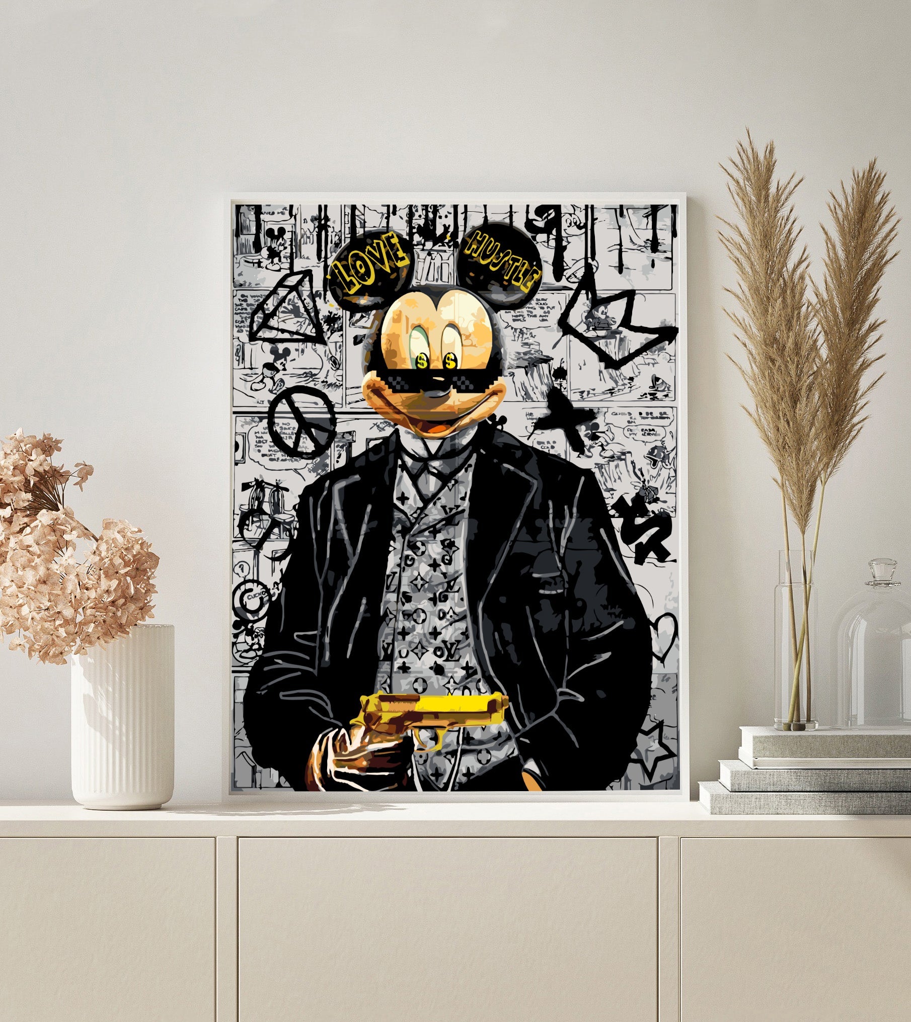 PAINT BY NUMBERS | POP ART GANGSTER MAUS