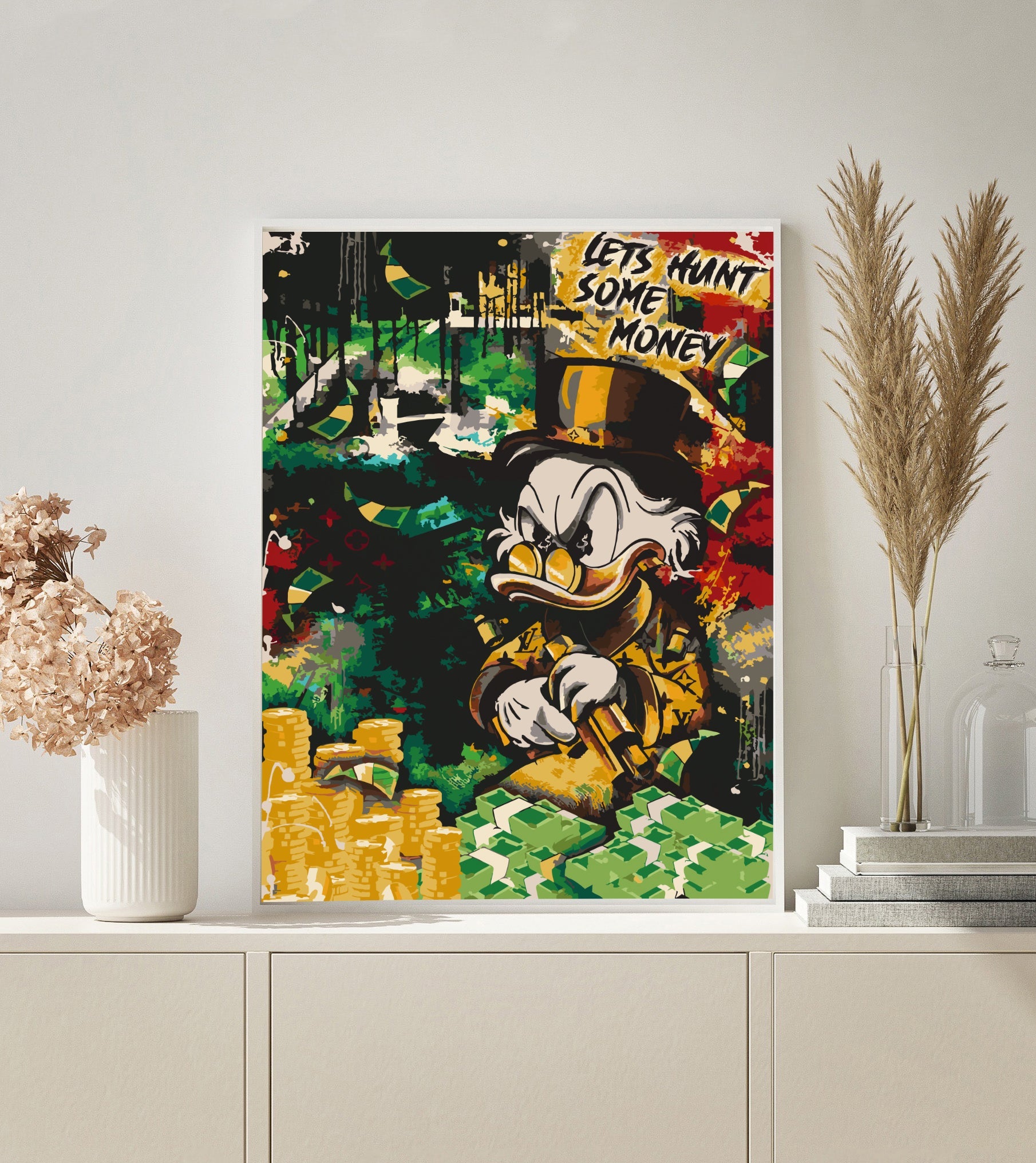 PAINT BY NUMBERS | POP ART MONEY HUNTER